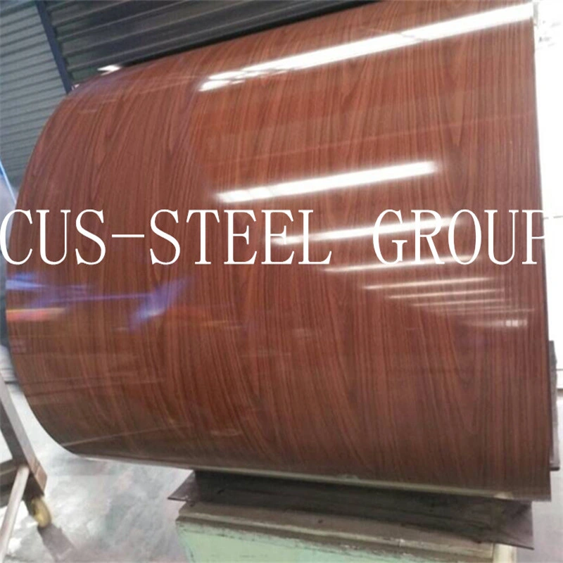 ASTM A792 Ral9003 PVC Plastic Film PPGL Prepainted Steel Coil for Sandwich Panel Roofing Sheet