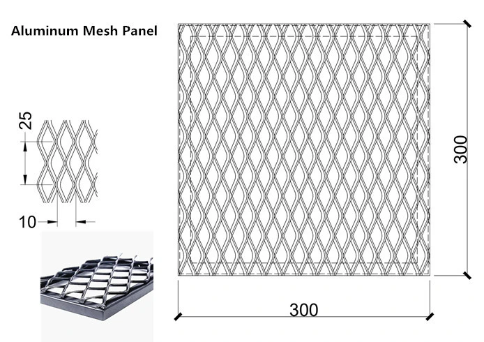 4mm PVDF Continuous Coating Aluminium Solid Panel Wire Mesh Sheet