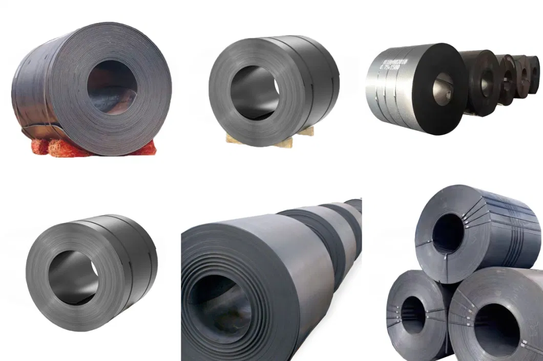 Ss400, Q235, Q345 Ms Iron Black Sheet Metal Hot Rolled Steel Coil