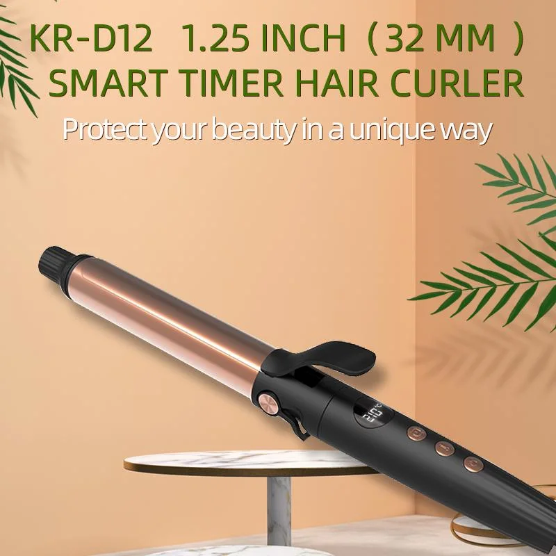 Factory Professional Digital Hair Curling Wand Curling Iron for Curl Long Hair
